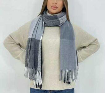 Шарф палантин весенний длинный